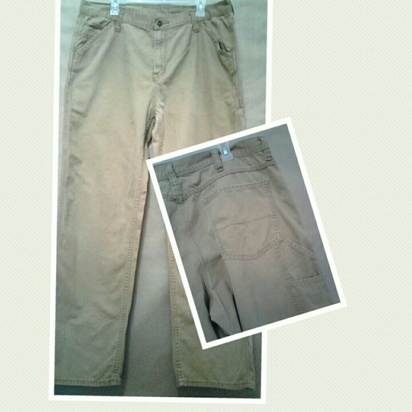 faded glory khaki carpenter pants